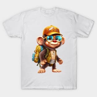 Back To School Monkey T-Shirt